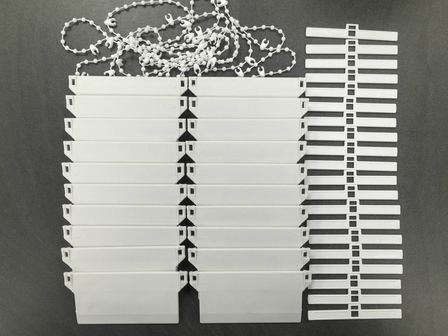 Replacement 89mm (3.5") Vertical Blind Bottom Weights/Chain/Hangers Repair KIT Spare Parts - Vertical Blinds